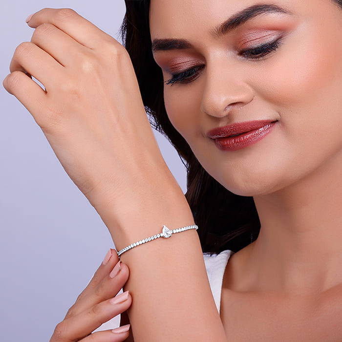 Beautiful Real Solid 925 Sterling Silver Bracelet for Girls – Karizma Jewels