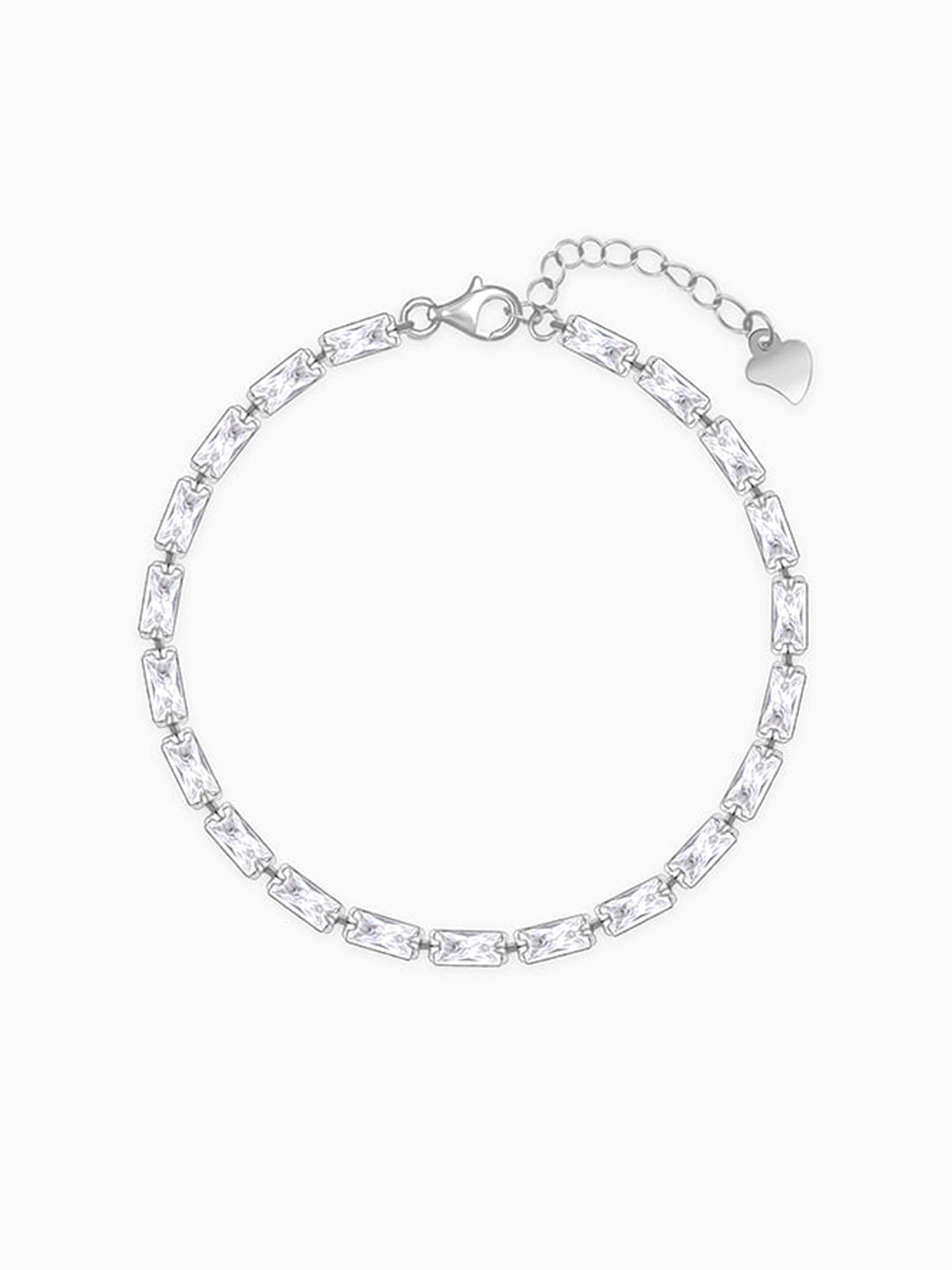 Silver Parade of Tennis Bracelet