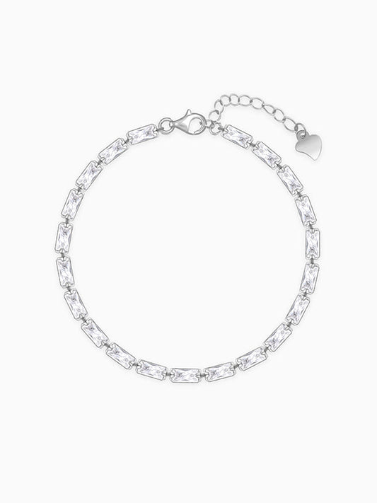 Silver Parade of Tennis Bracelet
