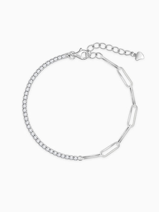 Silver Links of Joy Tennis Bracelet