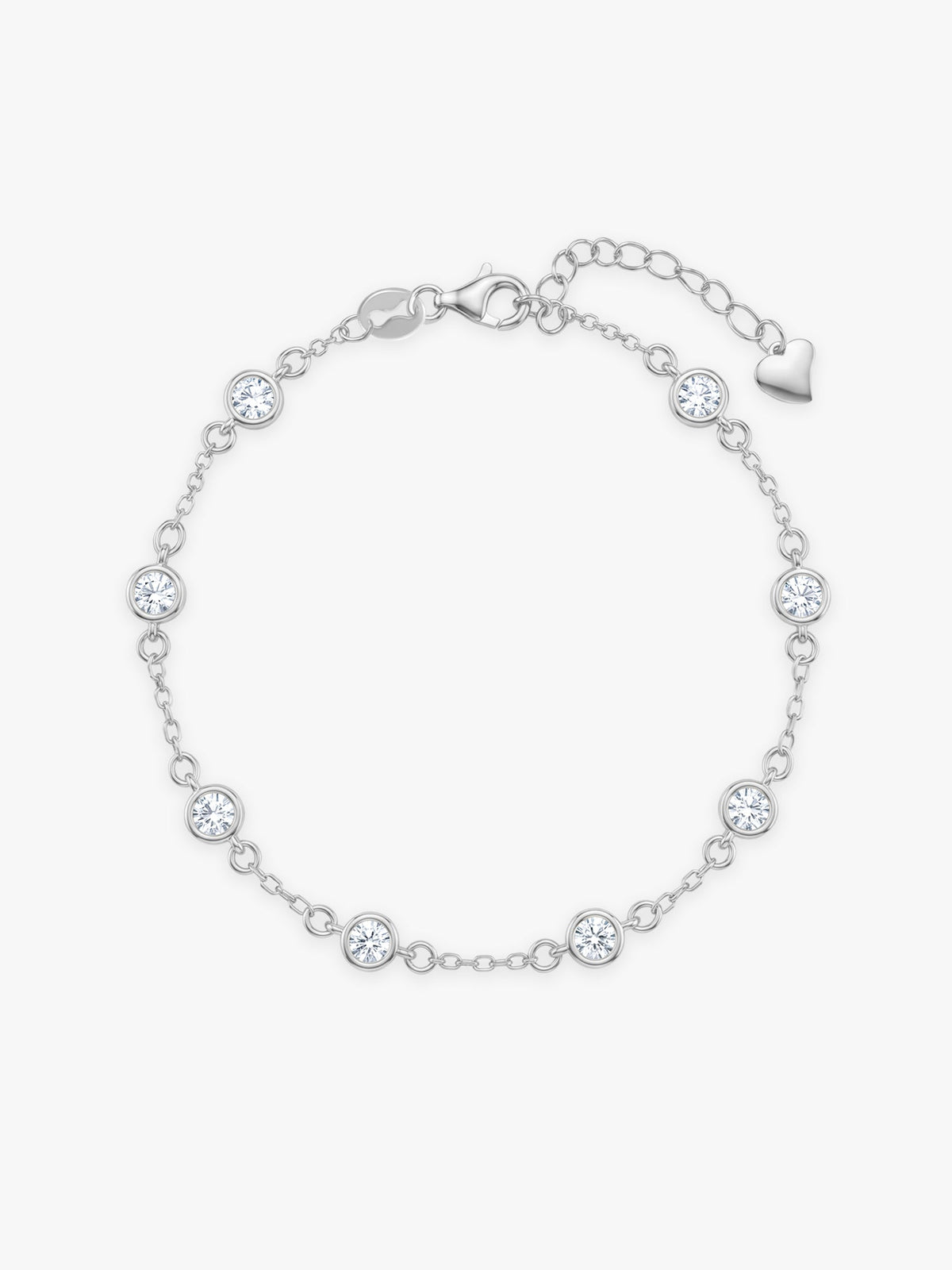Kriti Sanon Silver Connected by Circles Bracelet