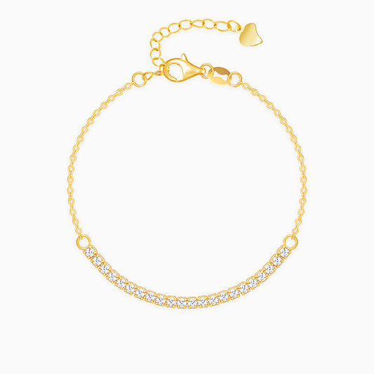 Golden Zircon Joy Tennis Bracelet