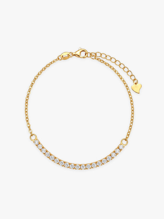 Golden Zircon Joy Tennis Bracelet