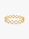 Golden Shining Love Couple Rings