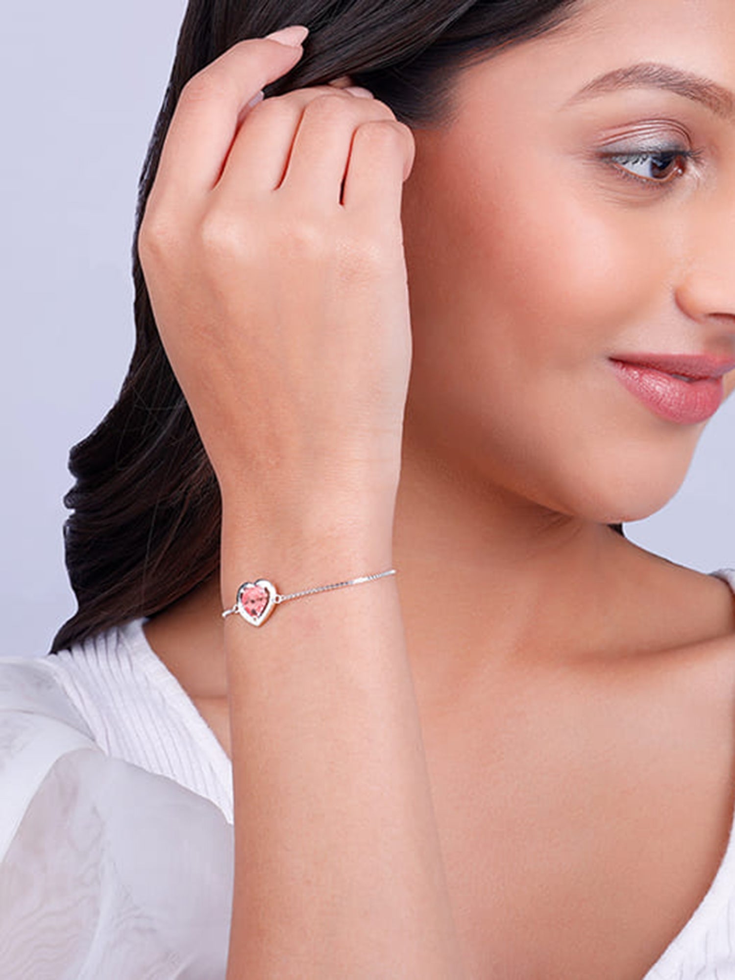 Silver Valentine Bracelet
