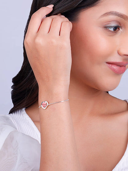 Silver Valentine Bracelet