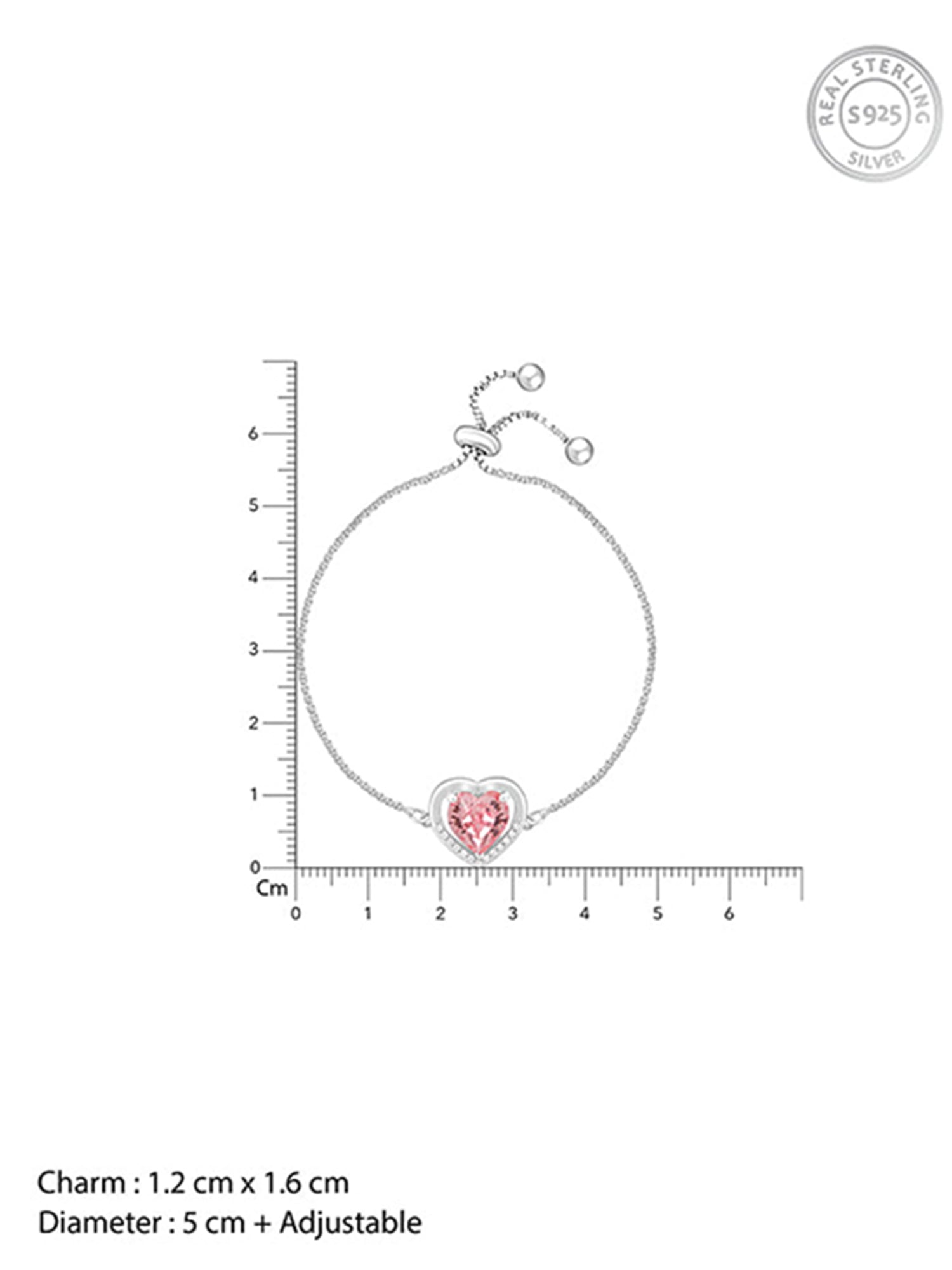 Silver Valentine Bracelet