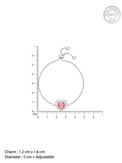 Silver Valentine Bracelet