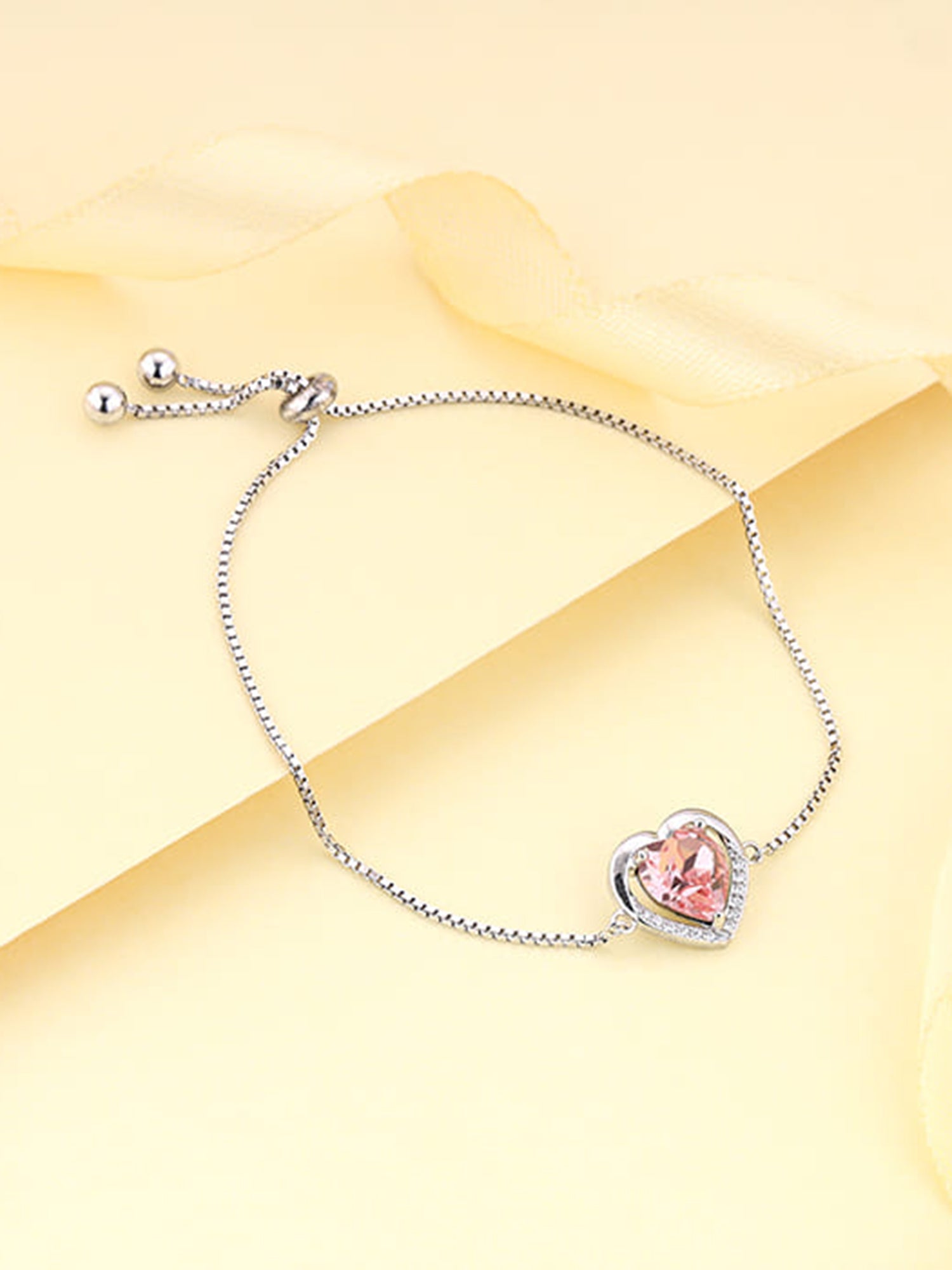 Silver Valentine Bracelet