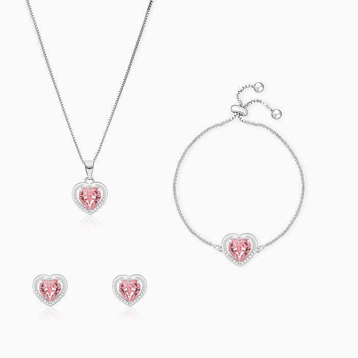 Silver Valentine Set of Three