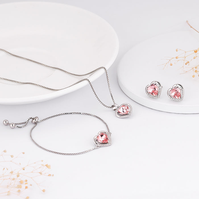 Silver Valentine Set of Three