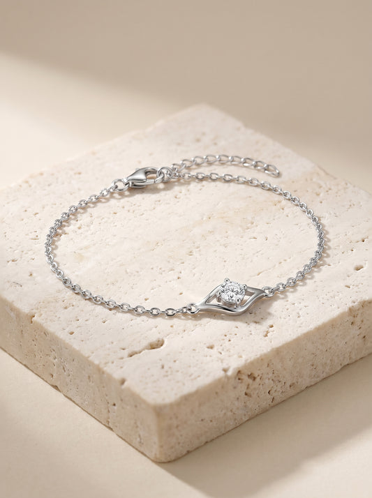 Silver Falling Dew Bracelet