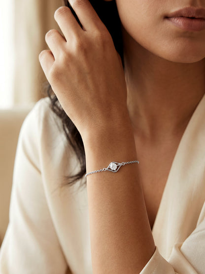 Silver Falling Dew Bracelet