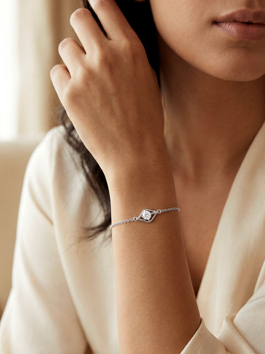 Silver Falling Dew Bracelet