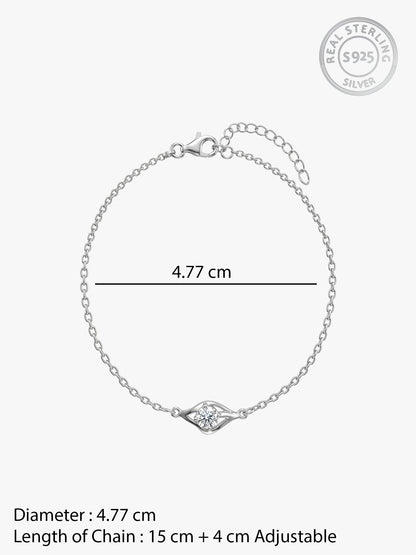 Silver Falling Dew Bracelet