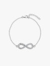 Silver Infinity Heart Ring