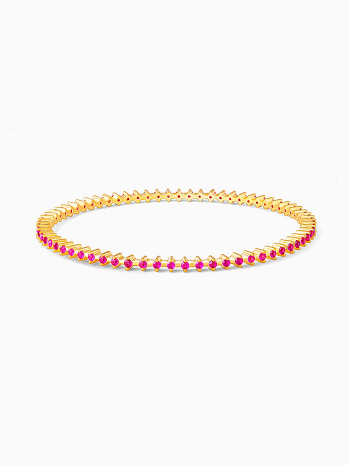 Golden Royal Pink Celebration Bangle