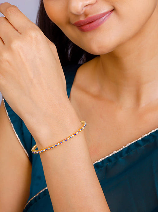 Golden Starry Night Celebration Bangle