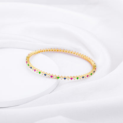 Golden Multicolour Celebration Bangle