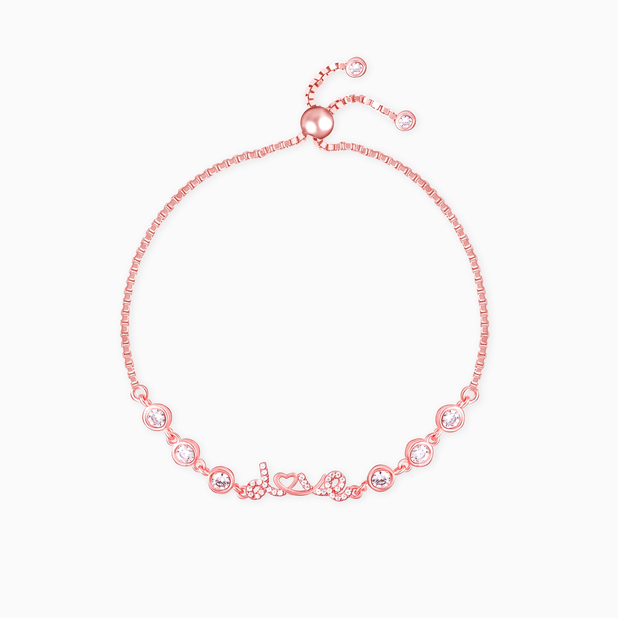 Rose Gold Classic Love Bracelet - Image 1
