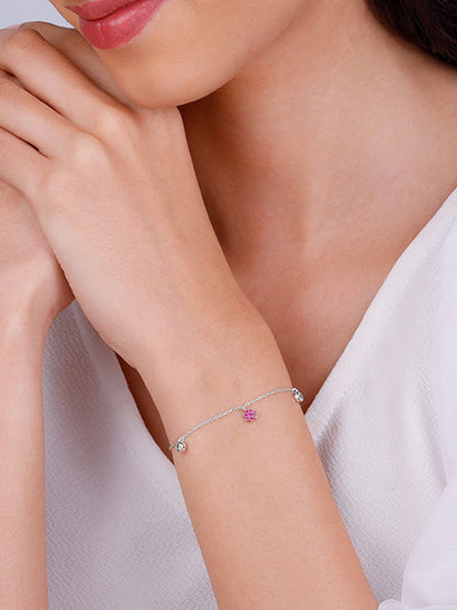 Silver Chords of Love Bracelet