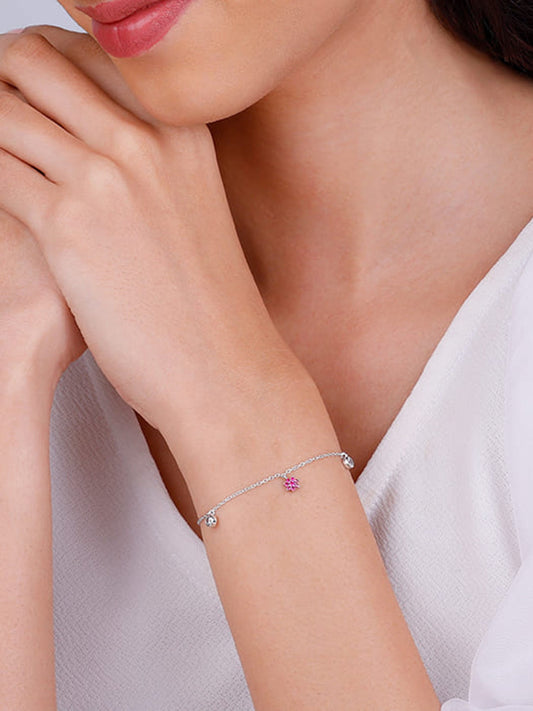 Silver Chords of Love Bracelet