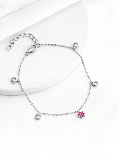 Silver Chords of Love Bracelet