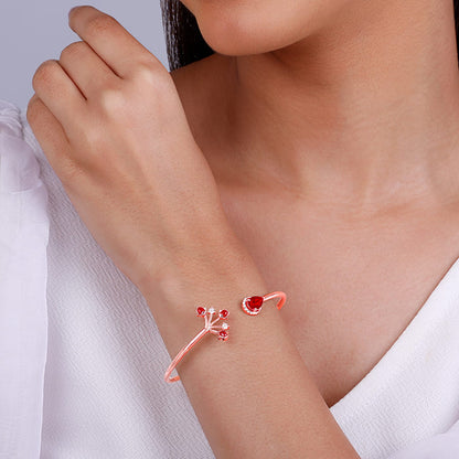 Rose Gold Liberty of Love Cuff Bracelet