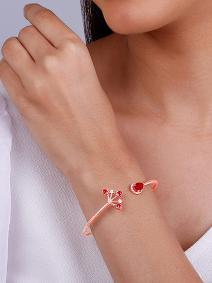 Rose Gold Liberty of Love Cuff Bracelet