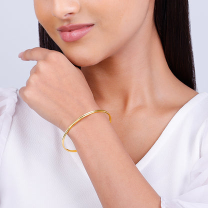 Golden Glimmering Grace Bangle