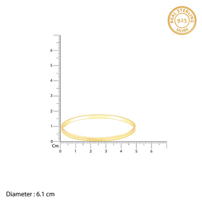 Golden Glimmering Grace Bangle