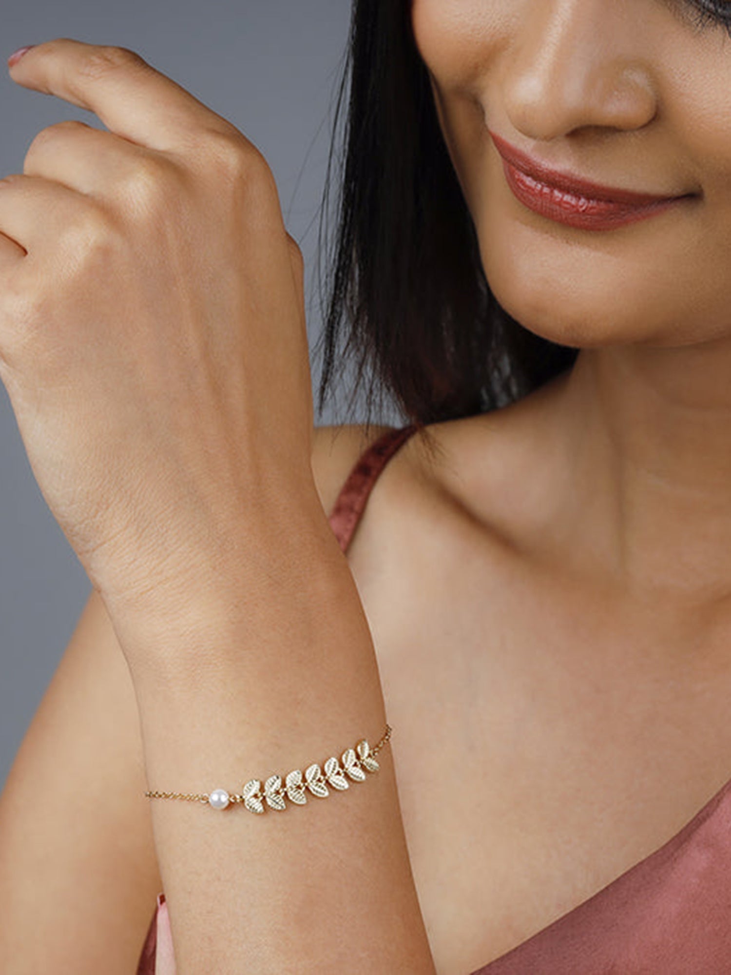 Golden Leaves Bracelet