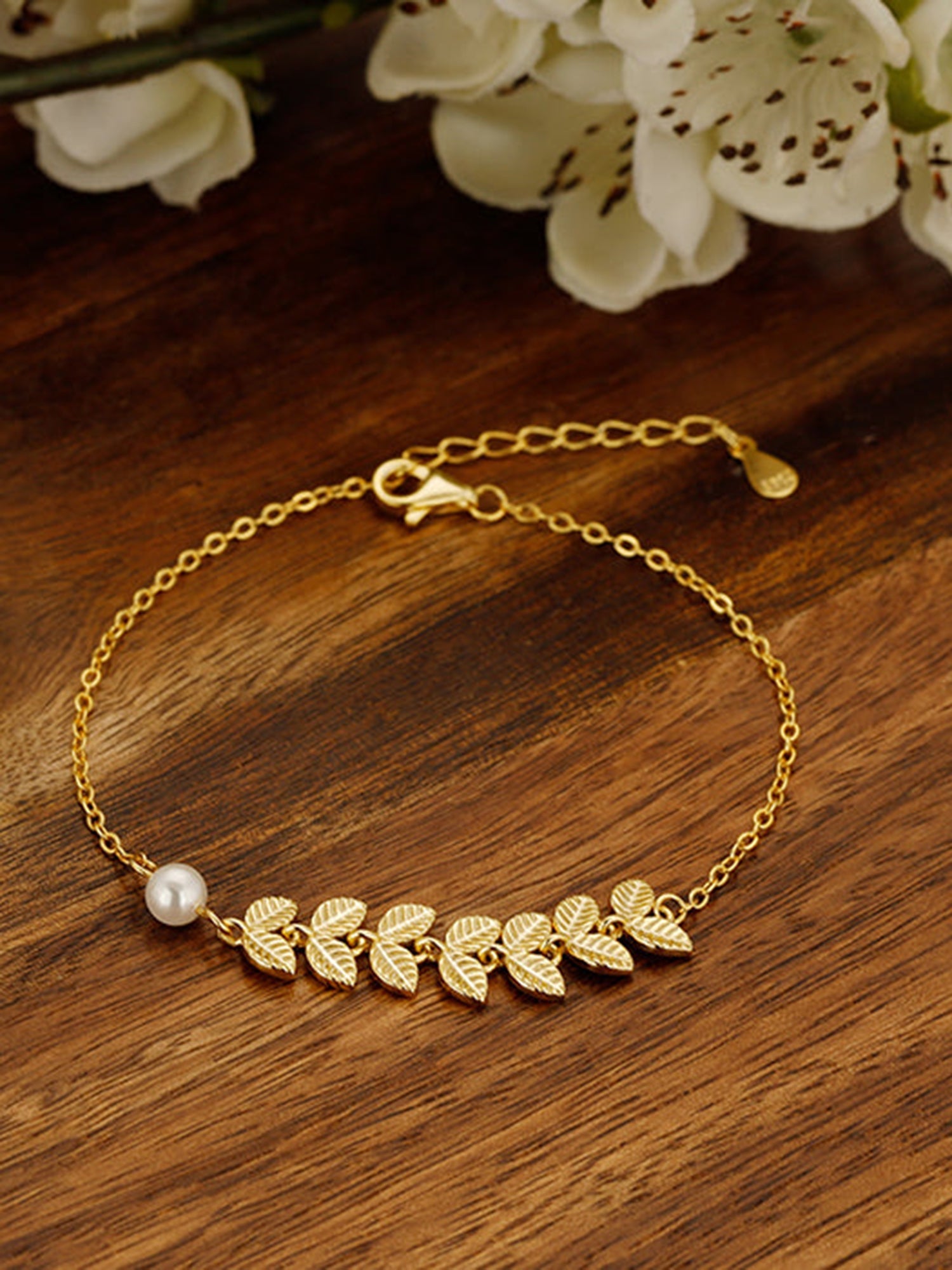Golden Leaves Bracelet