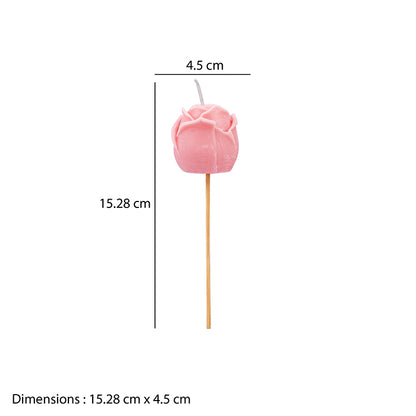 Pink Promise Rose Candle