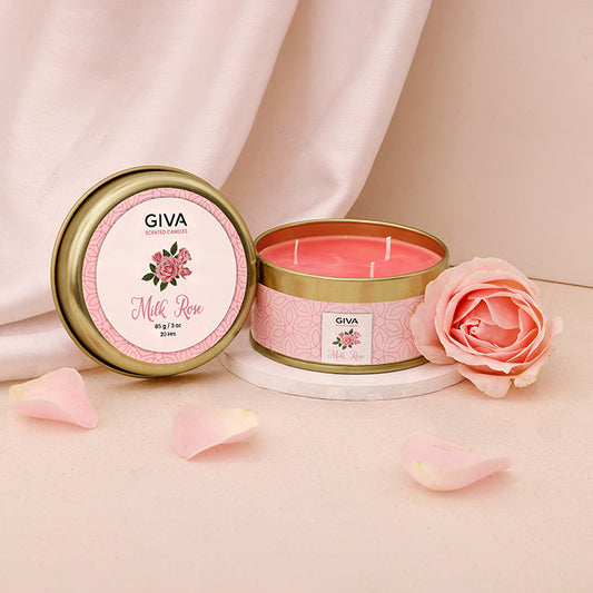 Milk Rose Candle