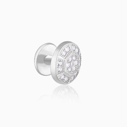 Silver Hexa Lux Cufflinks For Him