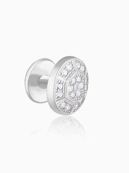 Silver Hexa Lux Cufflinks For Him