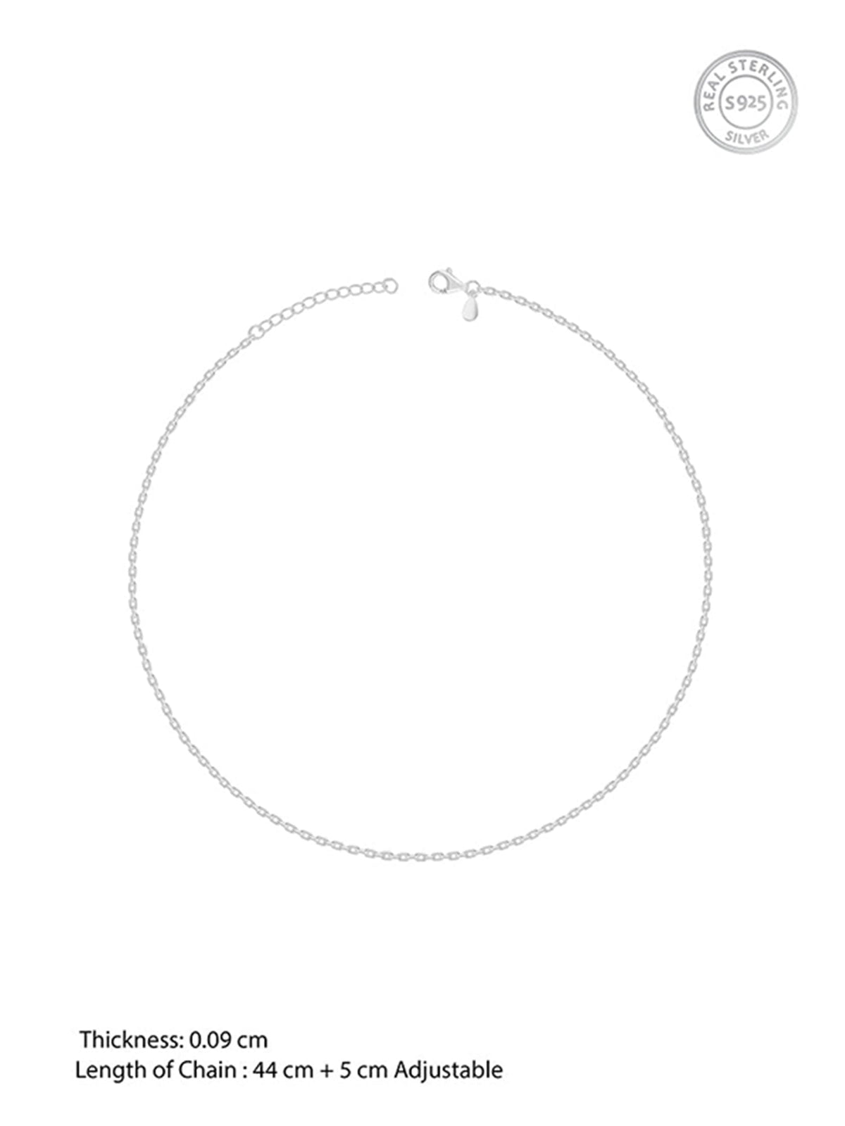 Silver Mystic Moonbeam Link Chain