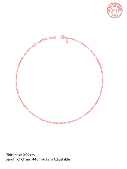 Rose Gold Mystic Moonbeam Link Chain