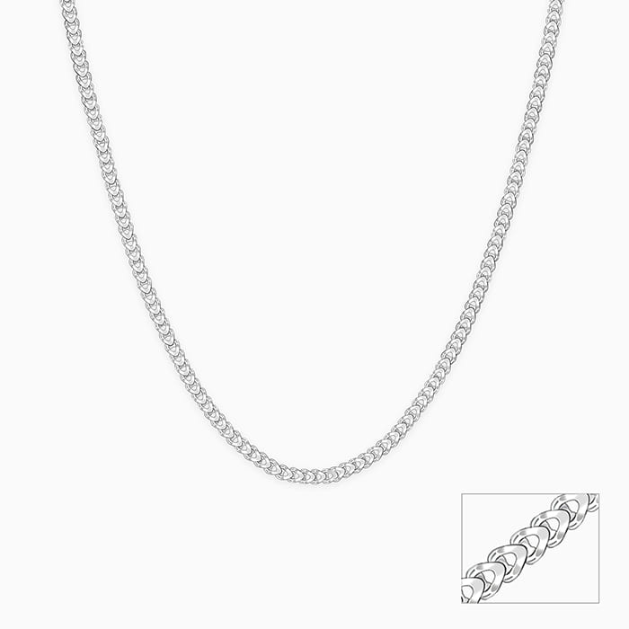 Buy Silver Chains for Men by Bold by Priyaasi Online | Ajio.com