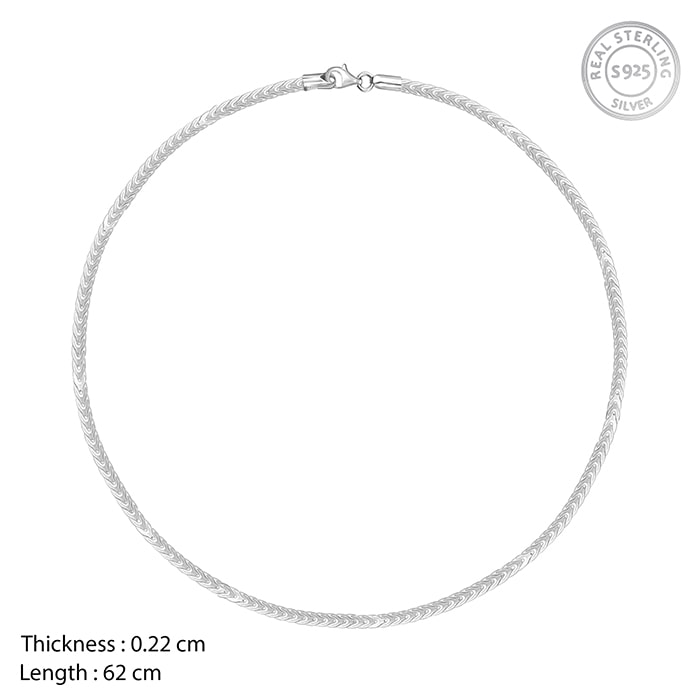 Giva Chain Silver Classic Love Chain for Him – GIVA Jewellery