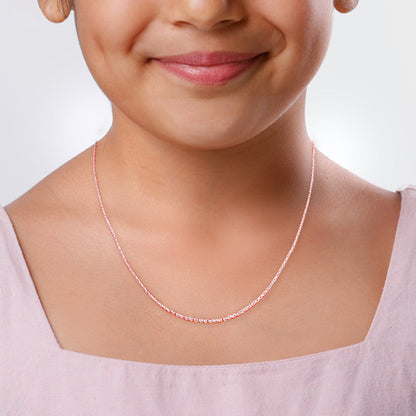 Rose Gold Adorable Kids Link Chain