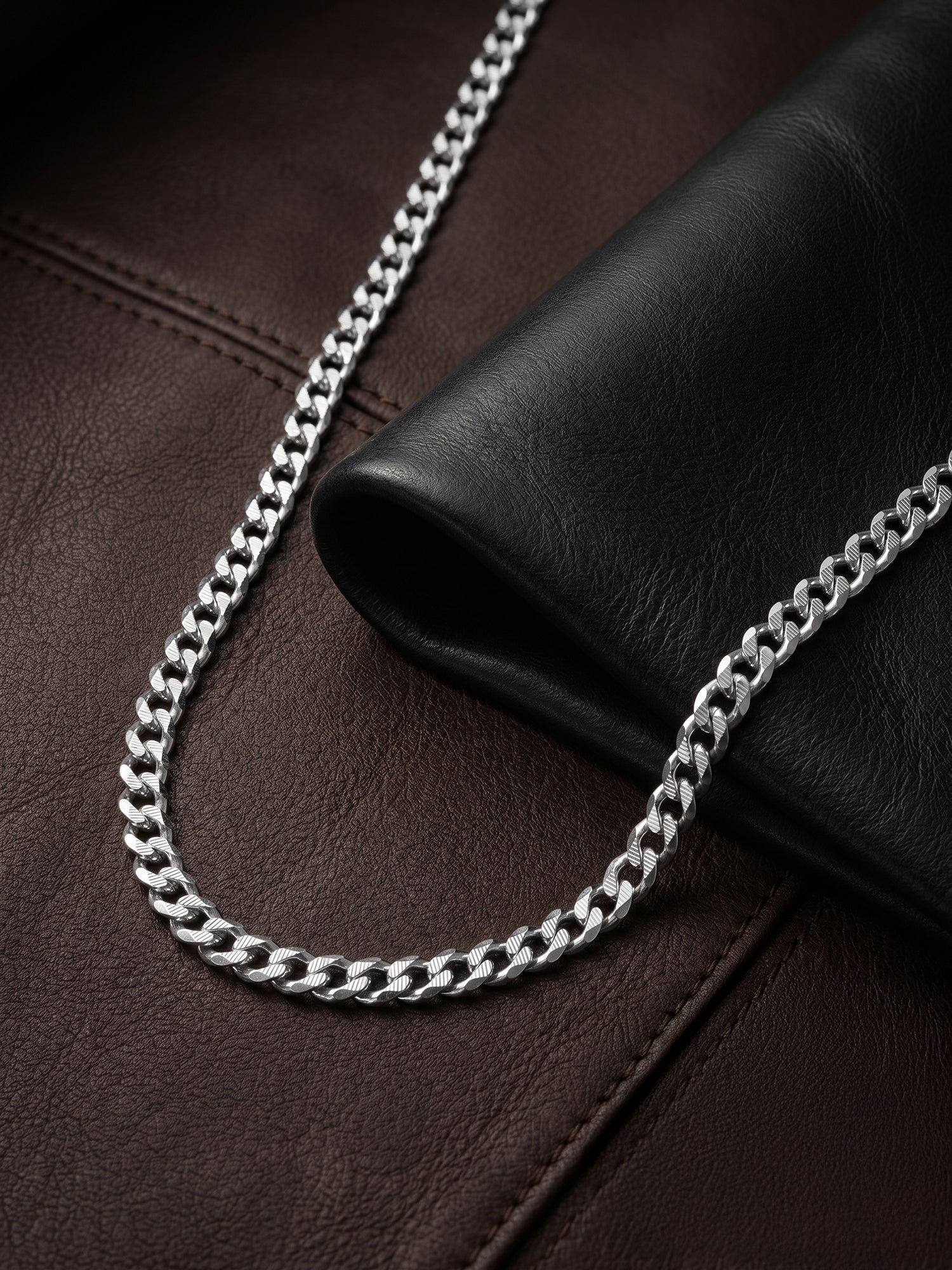 Silver Bravura Chain for Him