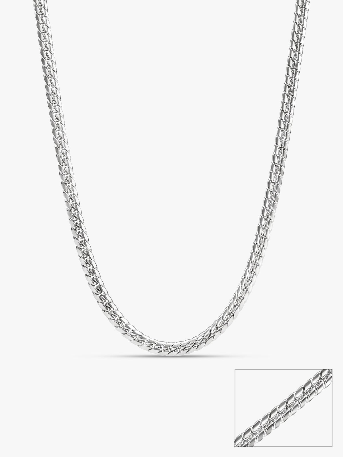 Aditya Roy Kapur Silver Verdure Chain For Him
