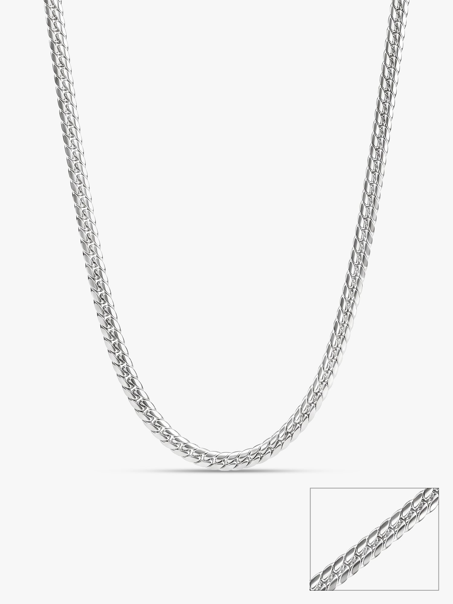 Aditya Roy Kapur Silver Verdure Chain For Him
