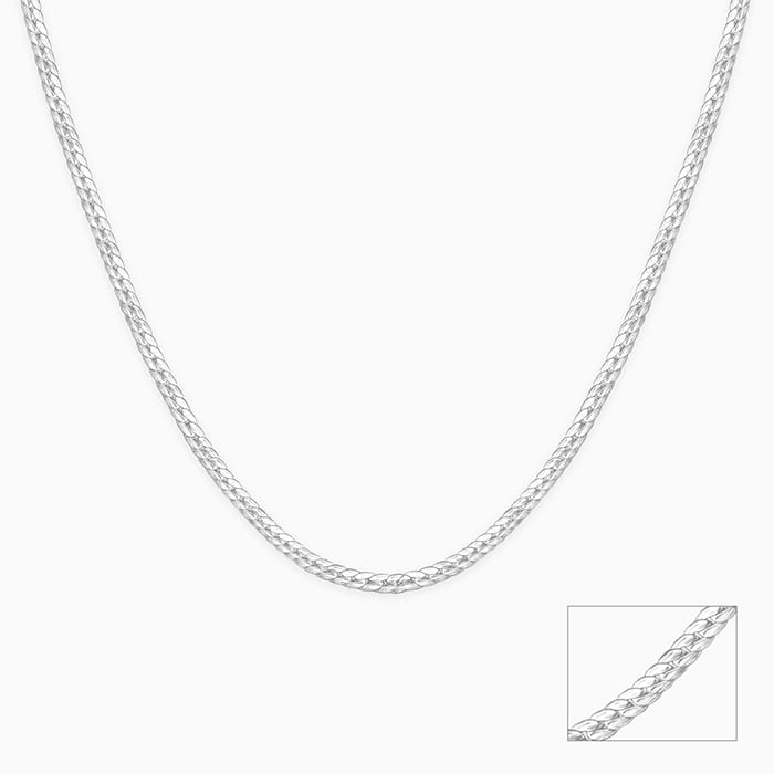 Aditya Roy Kapur Silver Verdure Chain For Him