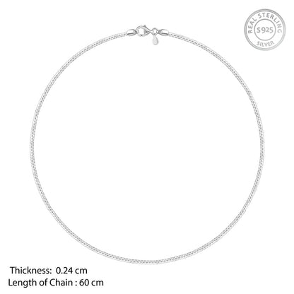 Aditya Roy Kapur Silver Verdure Chain For Him
