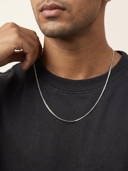 Aditya Roy Kapur Silver Verdure Chain For Him