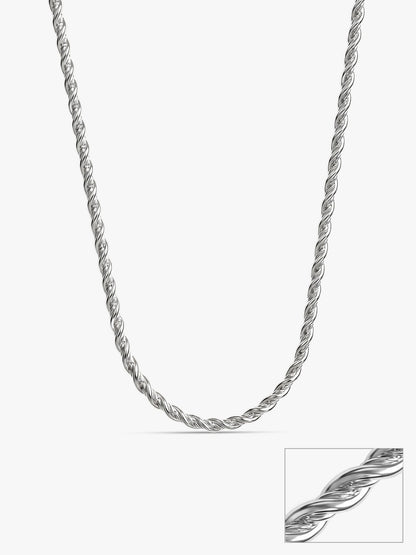 Silver Crest Chain For Him