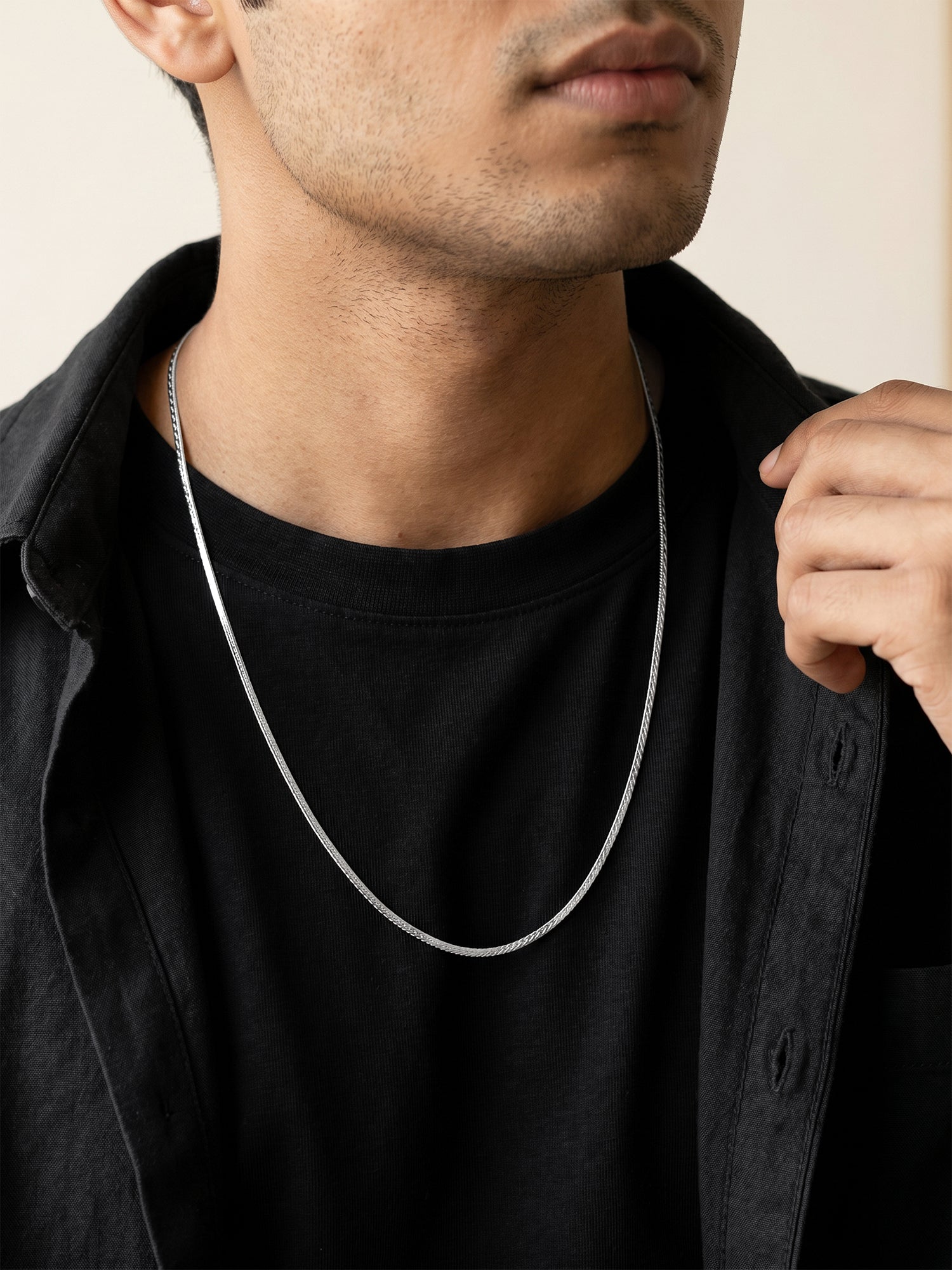 Silver Valour Chain For Him